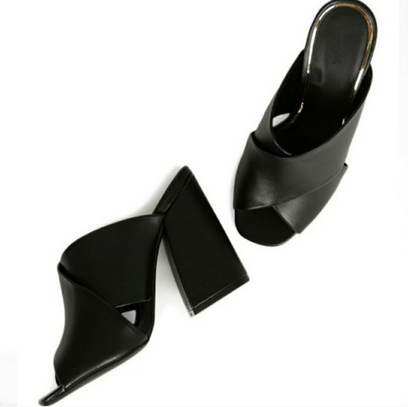 Block Heel Mules - Picture 4 of 4